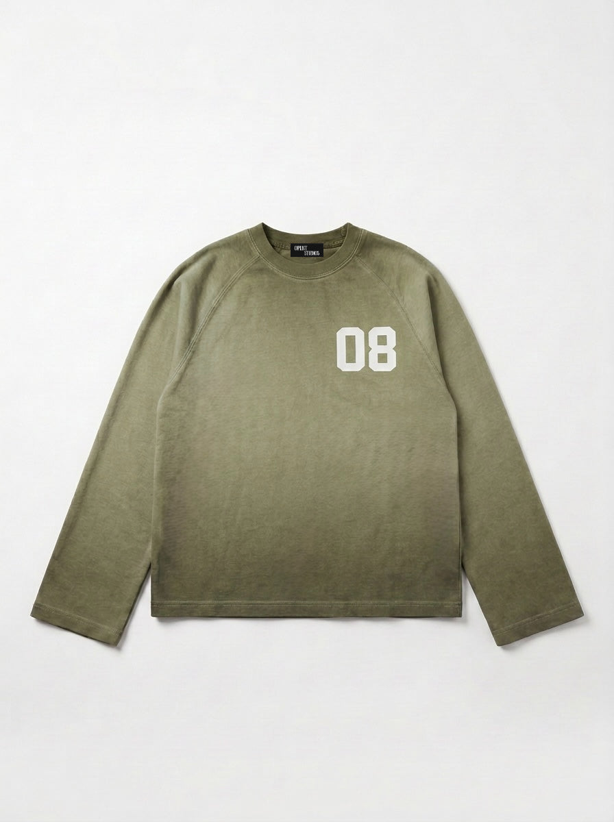 OPLNT "08" Longsleeve - Army Green