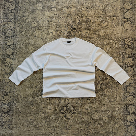 oplnt- White basic longsleeve